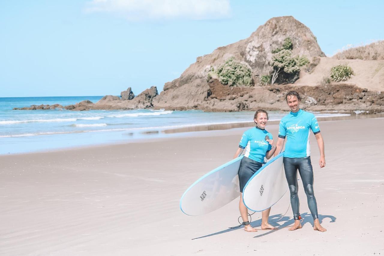 Aotearoa Surf Eco Pods 호텔 Te Arai 외부 사진