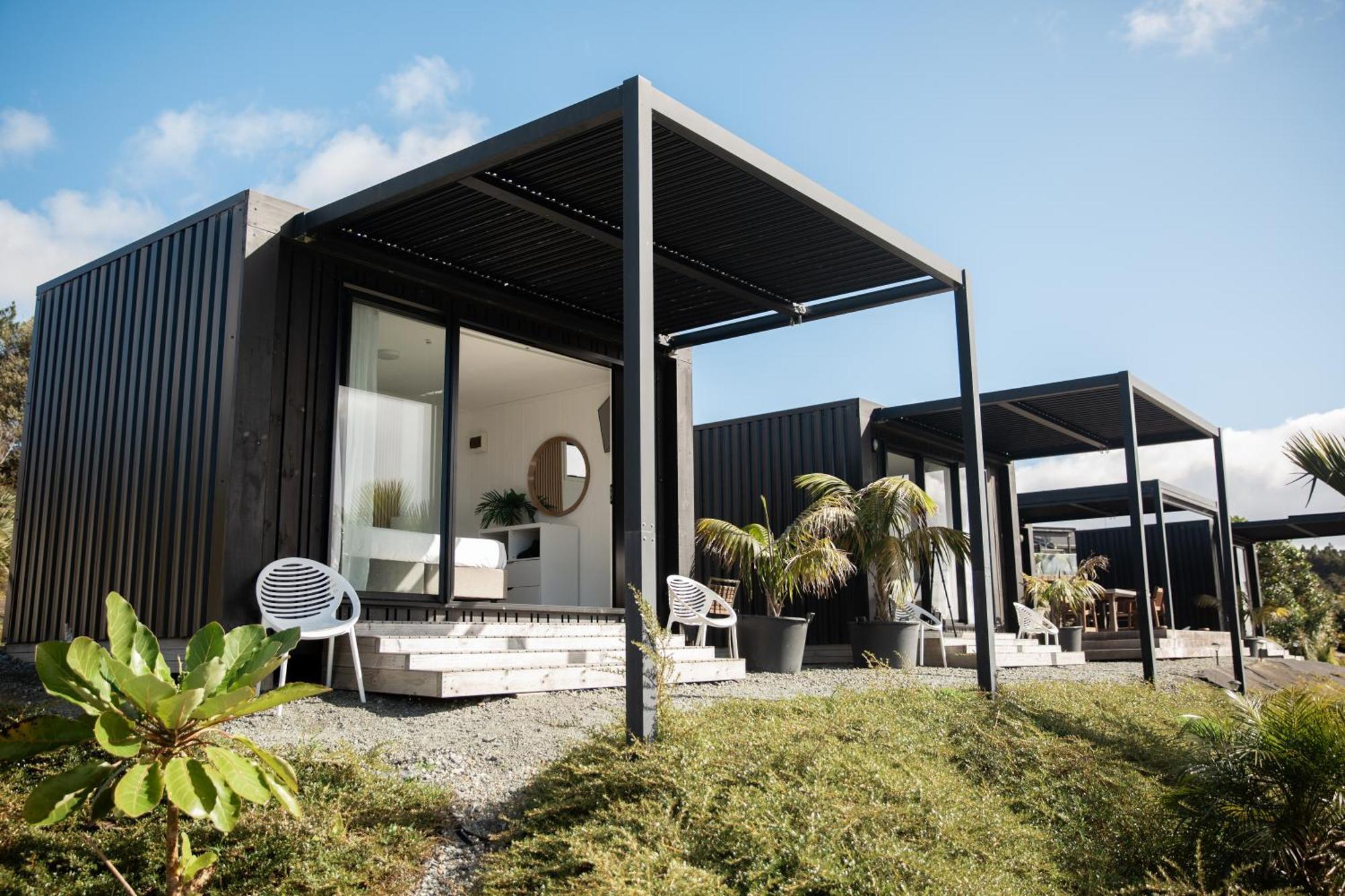 Aotearoa Surf Eco Pods 호텔 Te Arai 외부 사진